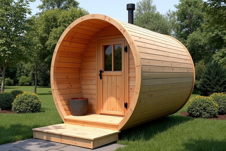 Баня-бочка от Баня Сфера